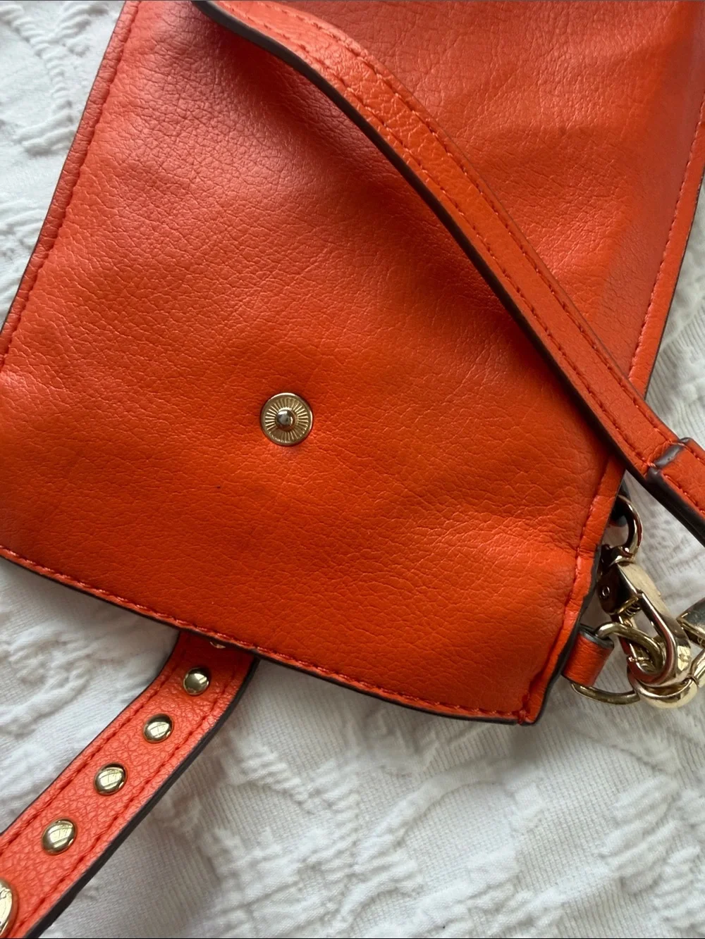 Orange Crossbody Phone Wallet - Unbranded
